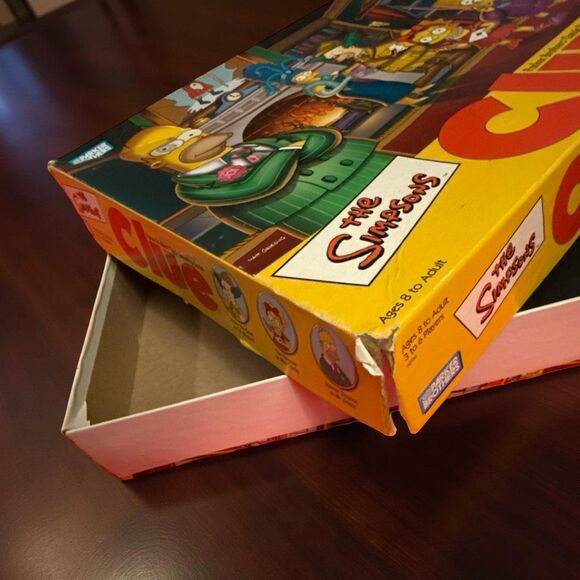 Simpsons Clue Board Game 2000 Parker Bros Colorful Character Tokens COMPLETE - Picture 5 of 9